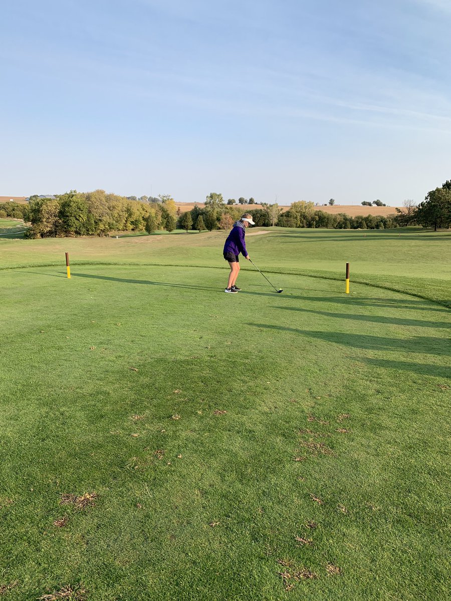 nc_johnson's tweet photo. Girls District Golf underway at Table Creek Golf Course in Nebraska City. #NCPioneers #nsaa https://t.co/d2Dblf2ohJ