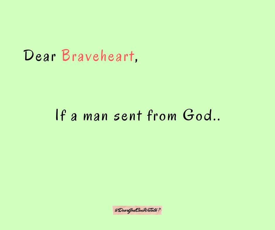 Bheisic's tweet photo. If he is not from God, let him go. https://t.co/FQ1K66l6mG