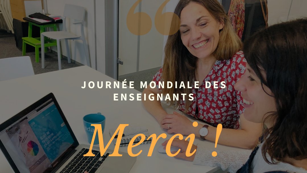 En cette #JourneeMondialedesenseignants nous souhaitions remercier notre équipe pédagogique, référents et correcteurs, qui accompagnent nos élèves au quotidien et ont à cœur de les aider à atteindre leurs objectifs ! 👏 

#TeachersDay #formationadisantance #edaa