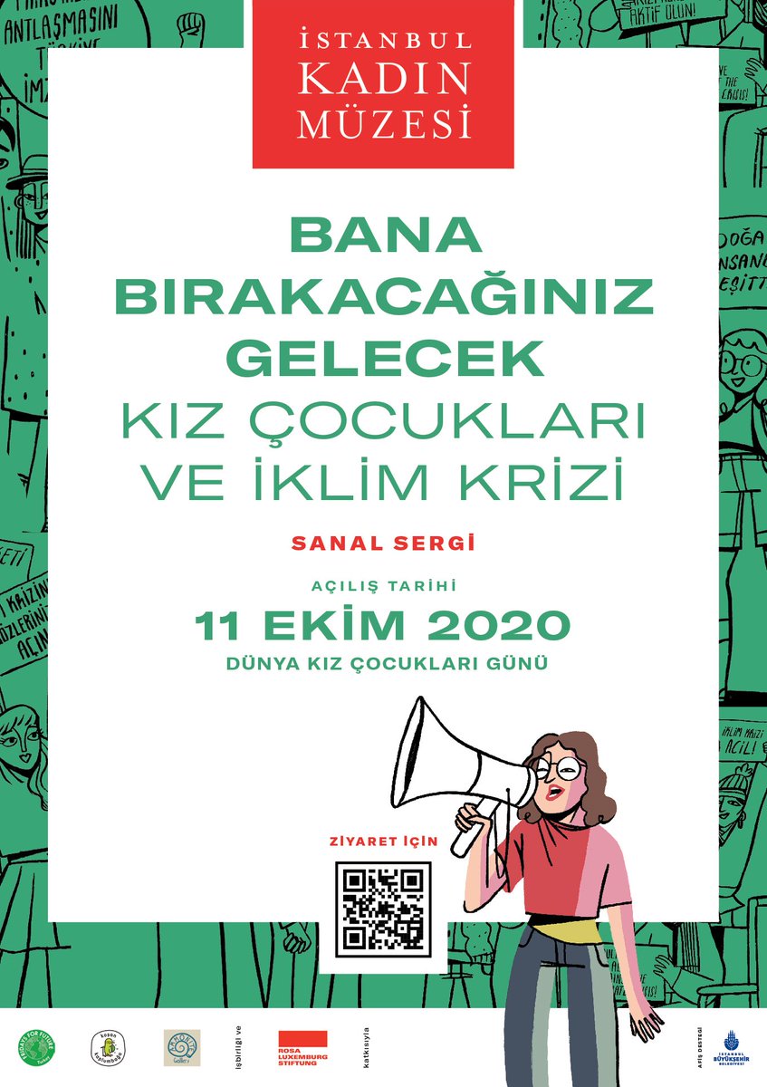 ⚠️GÜNCELLEME⚠️

#BanaBırakacağınızGelecek: Kız Çocukları ve İklim Krizi kapsamında 11 Ekim'de düzenlenecek sanal sergiye afişteki GÜNCEL qr kod aracılığıyla ulaşılabilir