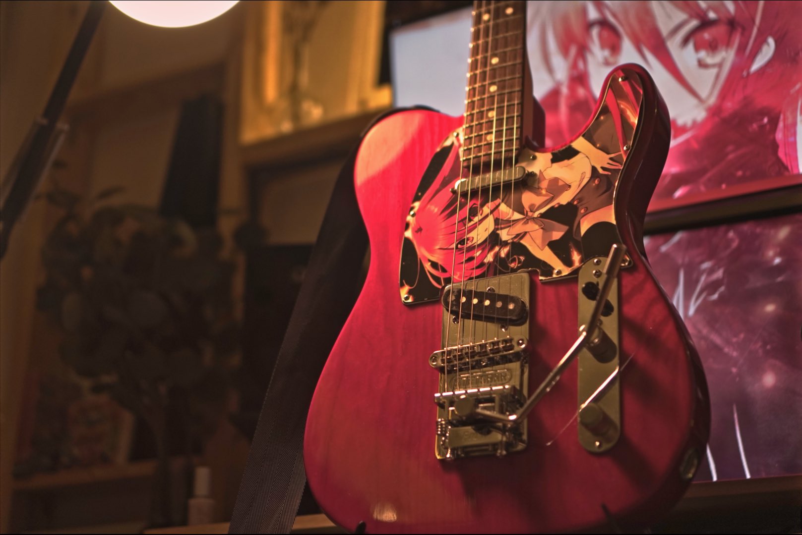 Sana My New Gear Shana Caster Fender Usa 痛ギターがダサいとは言わせねぇぞ Mynewgear 灼眼のシャナ 痛ギター T Co I53qsh0vlg Twitter