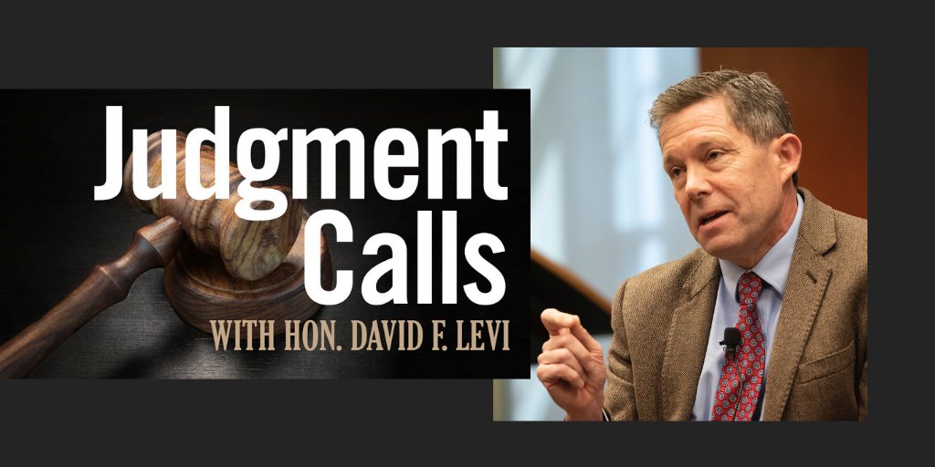 BolchJudicial's tweet photo. Judge Jeffrey Sutton, U.S. Court of Appeals, 6th Circuit, spoke with Hon. David F. Levi about the role of #StateCourts in protecting personal rights on the first episode of the #JudgmentCalls podcast. Stay tuned for Season 2 coming this fall! https://t.co/3sNuBujINB https://t.co/BSHEk0uShl