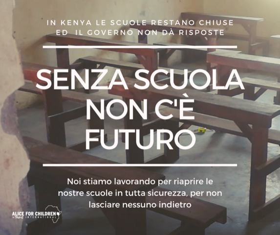 🔴 Non ci sono ancora decisioni da parte del governo keniano per quanto riguarda la scuola. 
La riapertura potrebbe essere anticipata per alcune classi, addirittura a ottobre.
Facciamo il punto su cos'è successo e cosa sta succedendo ⬇️
ow.ly/tmiw50BJjCm
#AliceForChildren