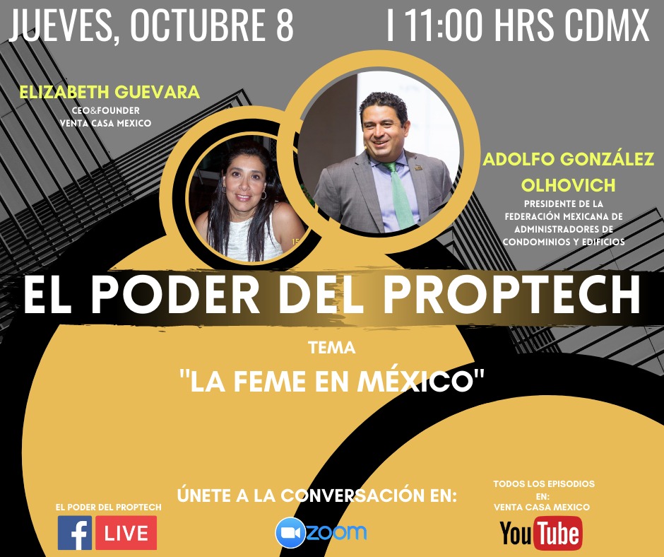 ElizabethGueUrb's tweet photo. #ElPoderdelProptech #techtalk @FEMEMexico
https://t.co/nzKzmZocCP
Oct 8, 2020 11:00 AM Mexico City
#zoommeeting https://t.co/7oaz3S1liV
Meeting ID: 919 876 2916
Passcode: 372914
#edificios #condominios #administradoradecondominios #connectspeaker #administradoradecondominio https://t.co/lOwZefmb3F