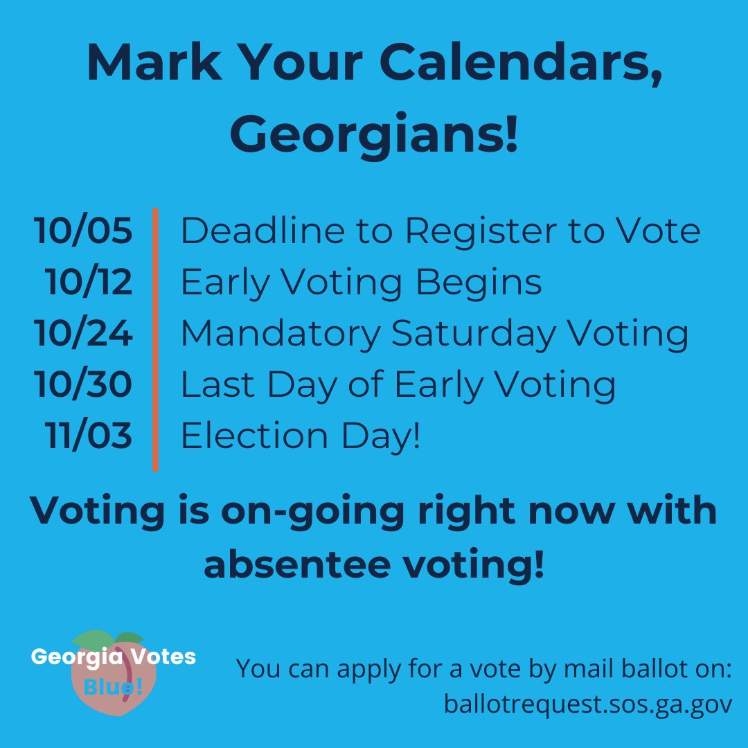 IAmElixand's tweet photo. TODAY IS THE LAST DAY TO REGISTER TO VOTE IN GEORGIA! DO IT NOW! DO NOT WAIT. You’re on Twitter anyways! https://t.co/CN9KcQswXQ https://t.co/g5CWFylgTA