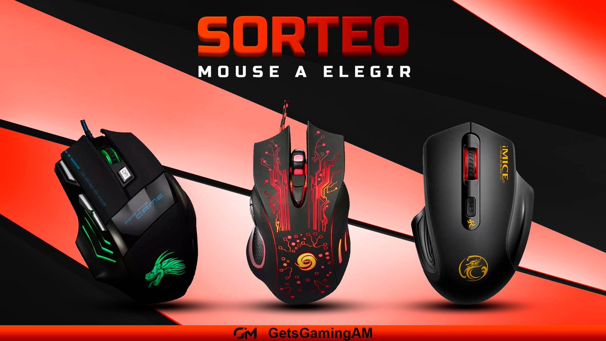 GetsGamingAM's tweet photo. 🎁💥#SORTEO DE RATÓN GAMING A ELEGIR💥🎁

REQUISITOS PARA PARTICIPAR:
• Dar RT🔁
• Seguir a @GetsGamingAM
• Seguir a @ForgetGamingEC

Finaliza el 06/10⏳

¡SUERTE! 🍀 https://t.co/K7V20nVP1X