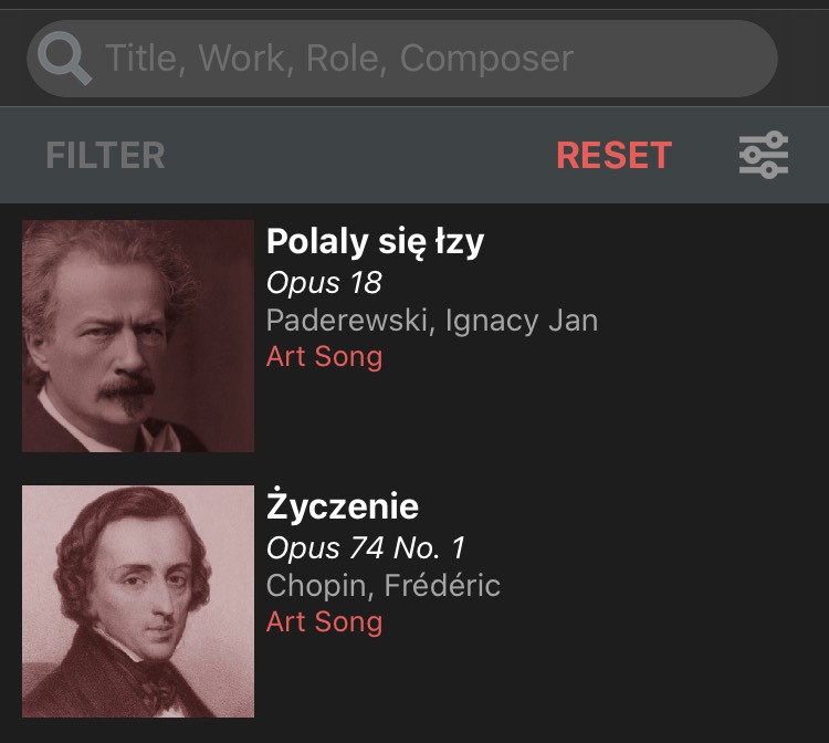 DictionBuddy's tweet photo. #StudyUpMonday : Here are a couple selections from our NEWEST language addition!! Do you know what language this is?? What do you think we should add next? #chopin #lyricdiction #practicepracticepractice #artsong https://t.co/RKuAIoTF3A