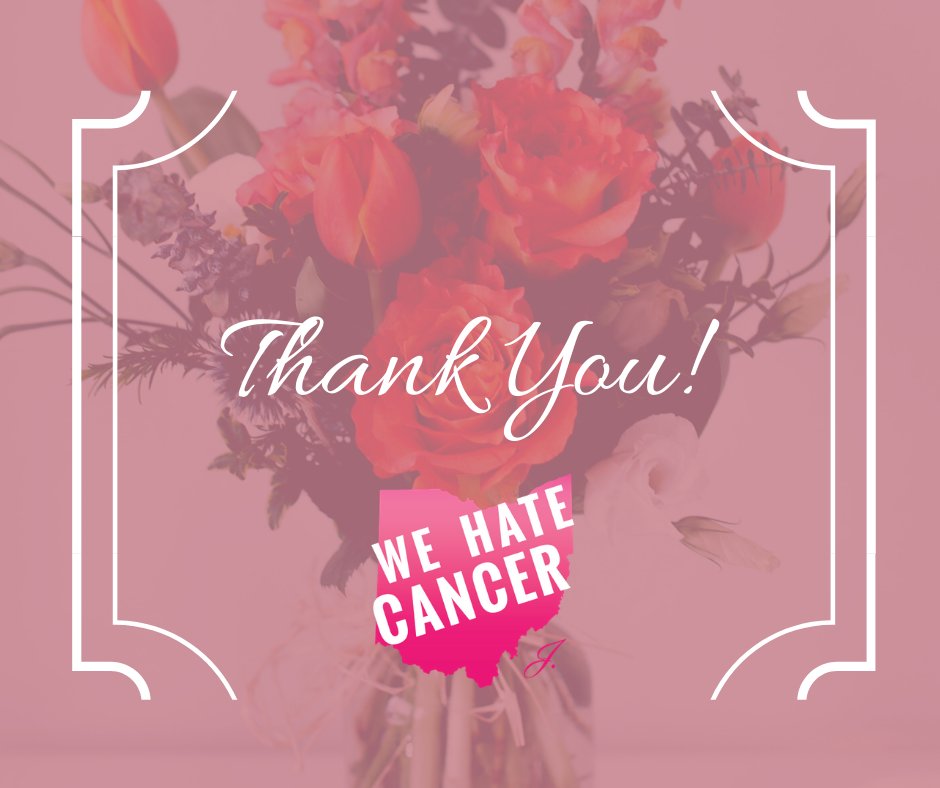 Thank you to everyone who sent recommendations of strong women battling breast cancer that could use a pick me up! We have beautiful floral arrangements headed to 6 women this week! If you know someone who needs a "well wish" email hello@josettememorial.org 💓