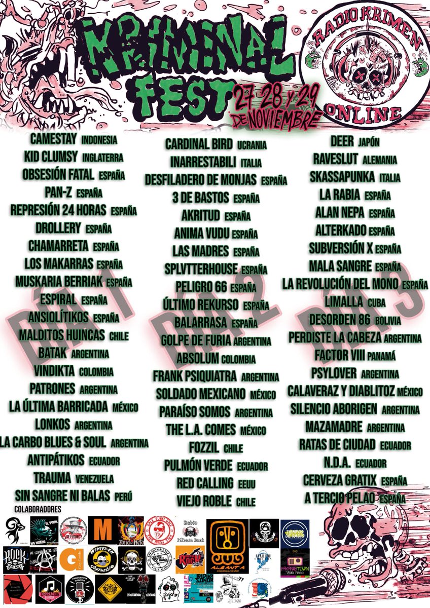 Seguimos sumando!!! No os lo podéis perder!!!
#festivalonline #rockpunk #festivales #nonosparanada #seguimossumando #plasencia #merchan