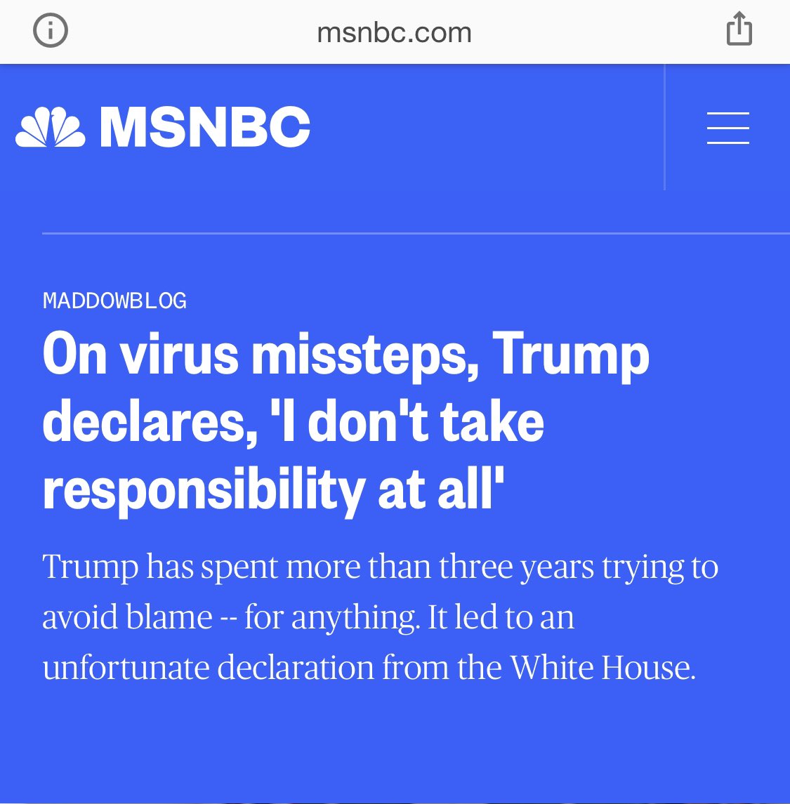 7. "Lack of remorse, as indicated by being indifferent to or rationalizing having hurt, mistreated, or stolen from another.” https://www.msnbc.com/rachel-maddow-show/virus-missteps-trump-declares-i-don-t-take-responsibility-all-n1160236 https://www.cnn.com/2018/05/15/politics/donald-trump-apologies/index.html