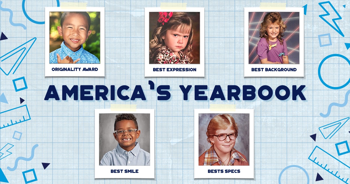 Happy National Yearbook Week! To celebrate, @Lifetouch created America's Yearbook, a collection of our favorite school pictures featuring some of the best hair, smiles, and outfits throughout the decades. Check them out: lifetouch.com/americasyearbo…!