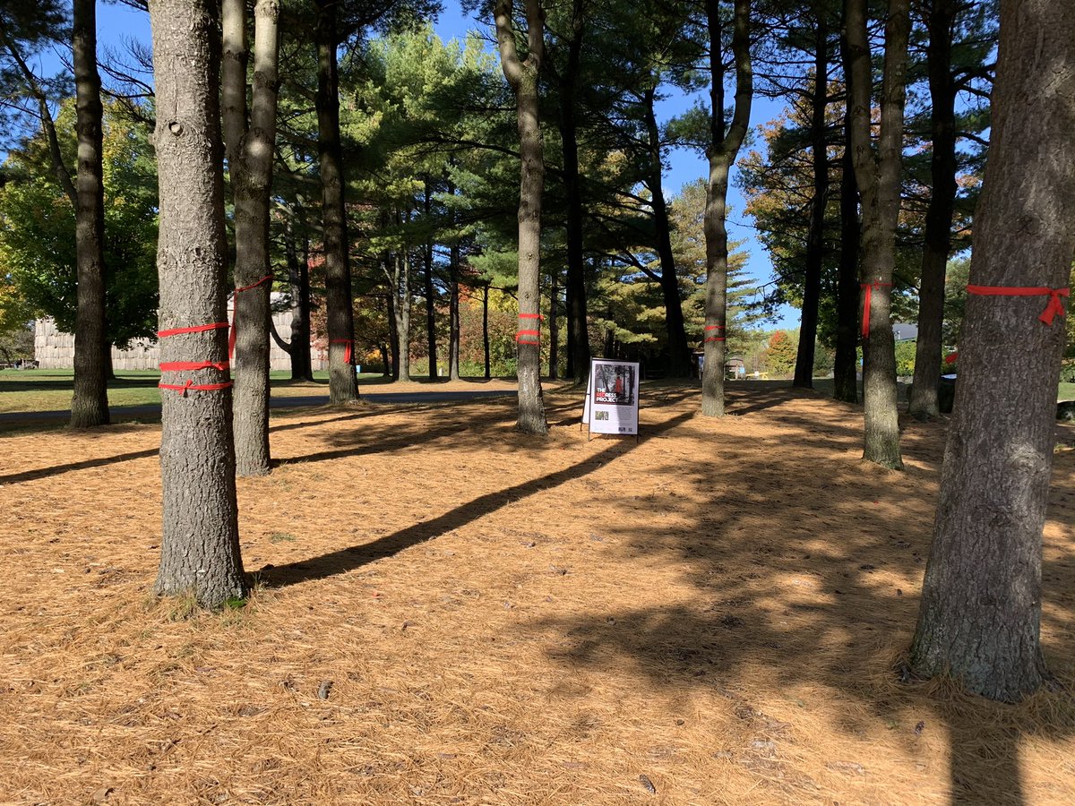 Honoured to have Crawford Lake supporting the Red Dress Project.    #reddressproject