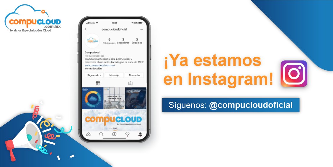 NubeCompucloud's tweet image. ¡YA ESTAMOS EN INSTAGRAM! 🎉😃🙌
Síguenos: @compucloudoficial
Link a la página: zcu.io/moxN
#compucloud #cloudcomputing #infraestructura #cloud #nube #aws