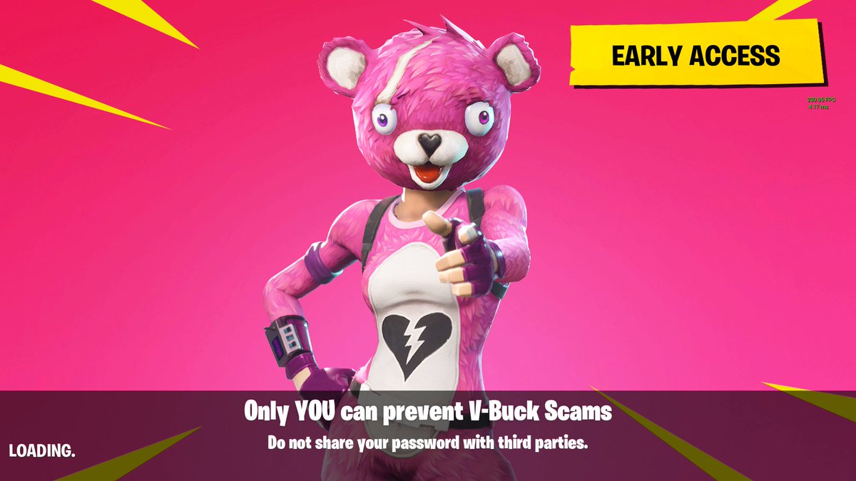 We will need your password For hacking your acc - Creepy Bear Fortnite