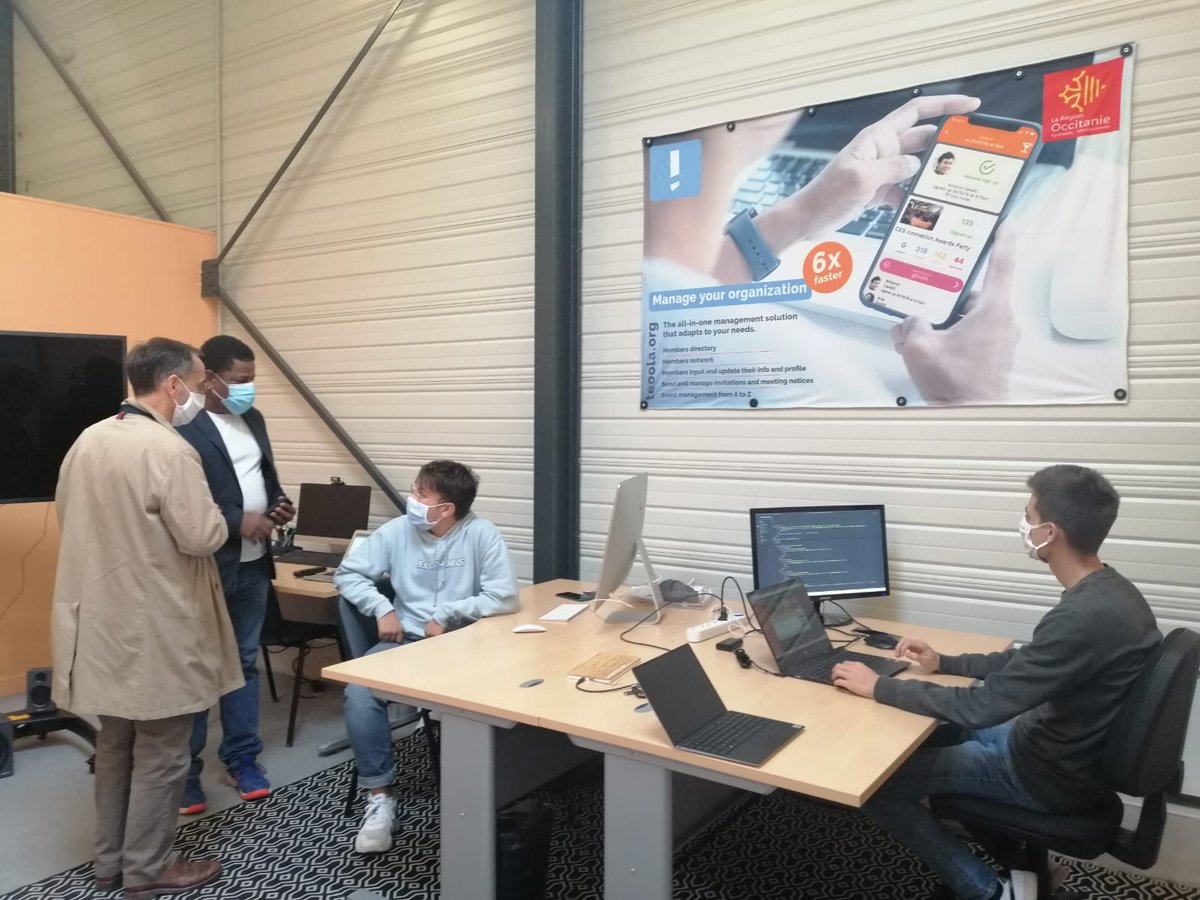Agglo_Beziers's tweet photo. Visite de la pépinière d'entreprise Innovosud https://t.co/3LZaHq3G5F