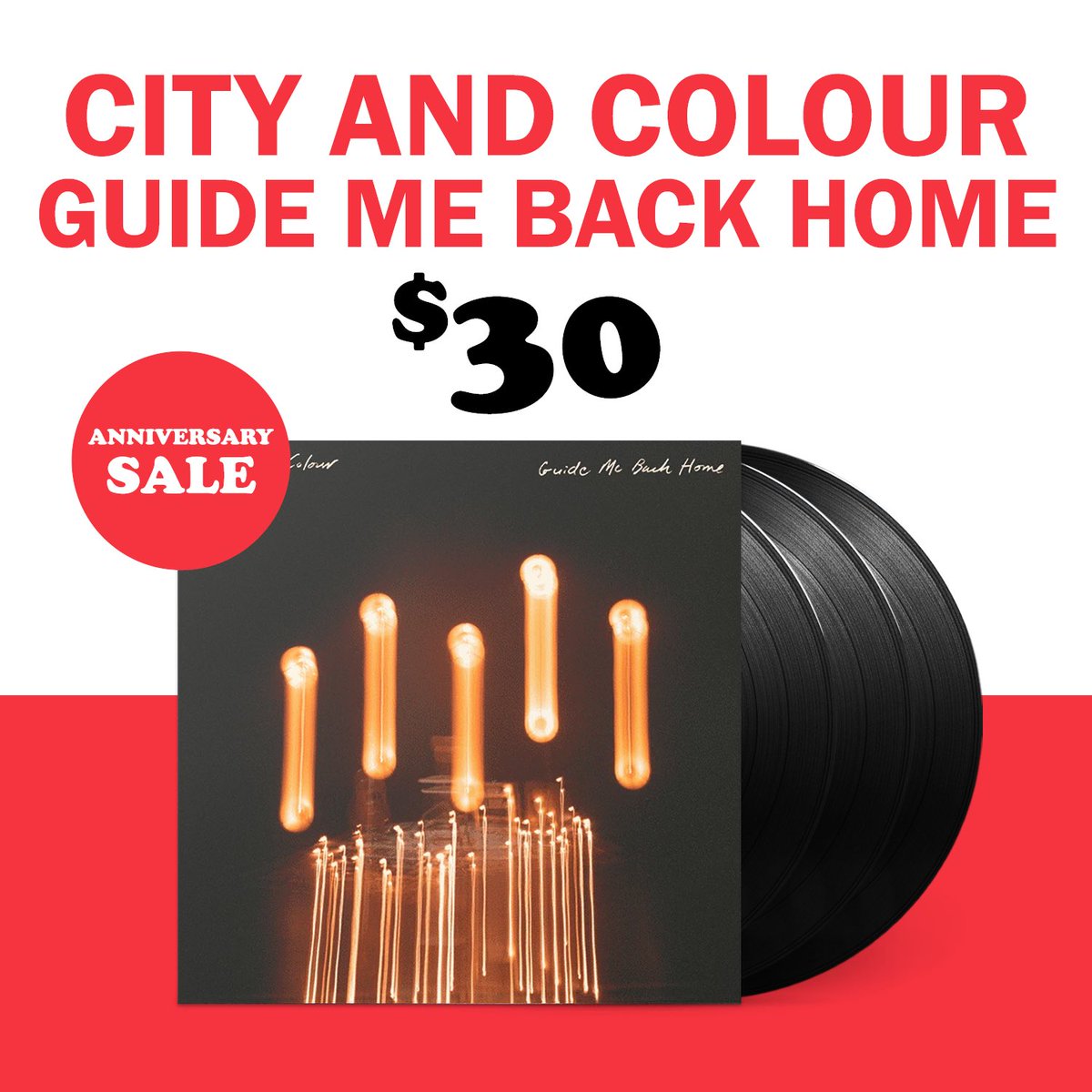 dinealonestore's tweet photo. Happy 2 year anniversary to @cityandcolour’s #GuideMeBackHome live record 🎉 To celebrate, we put the 3x12”, 20-track vinyl on sale for $30! Order now on our online store. Only until Oct 12‼️
https://t.co/6Yn1zDvB4K https://t.co/wrb7Df58Zi