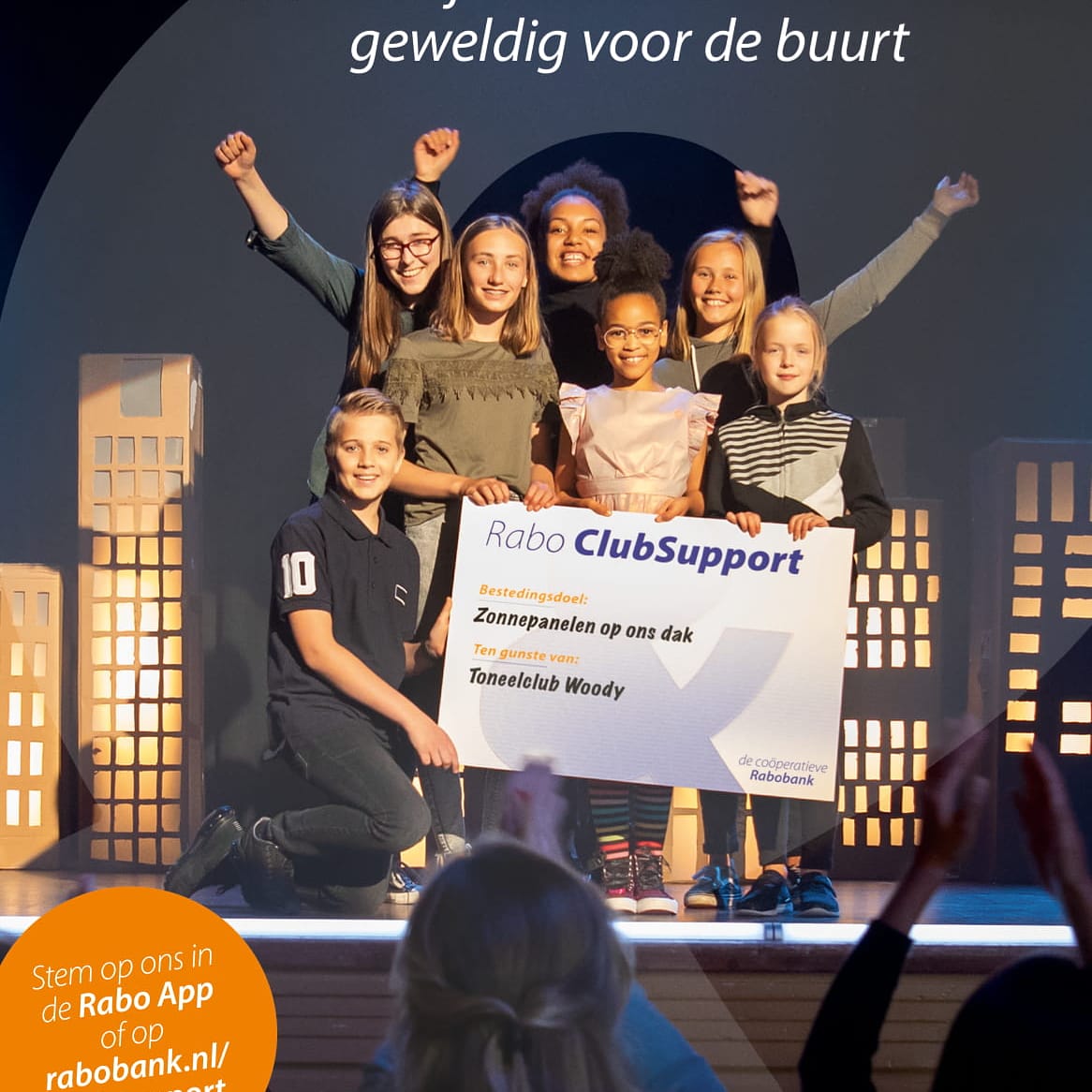 Wij doen mee met Rabo ClubSupport! Kunnen wij op jouw stem rekenen?
Stem nu direct in de Rabo App of online op rabobank.nl/clubsupport

#RaboClubSupport
#decooperatieveRabobank