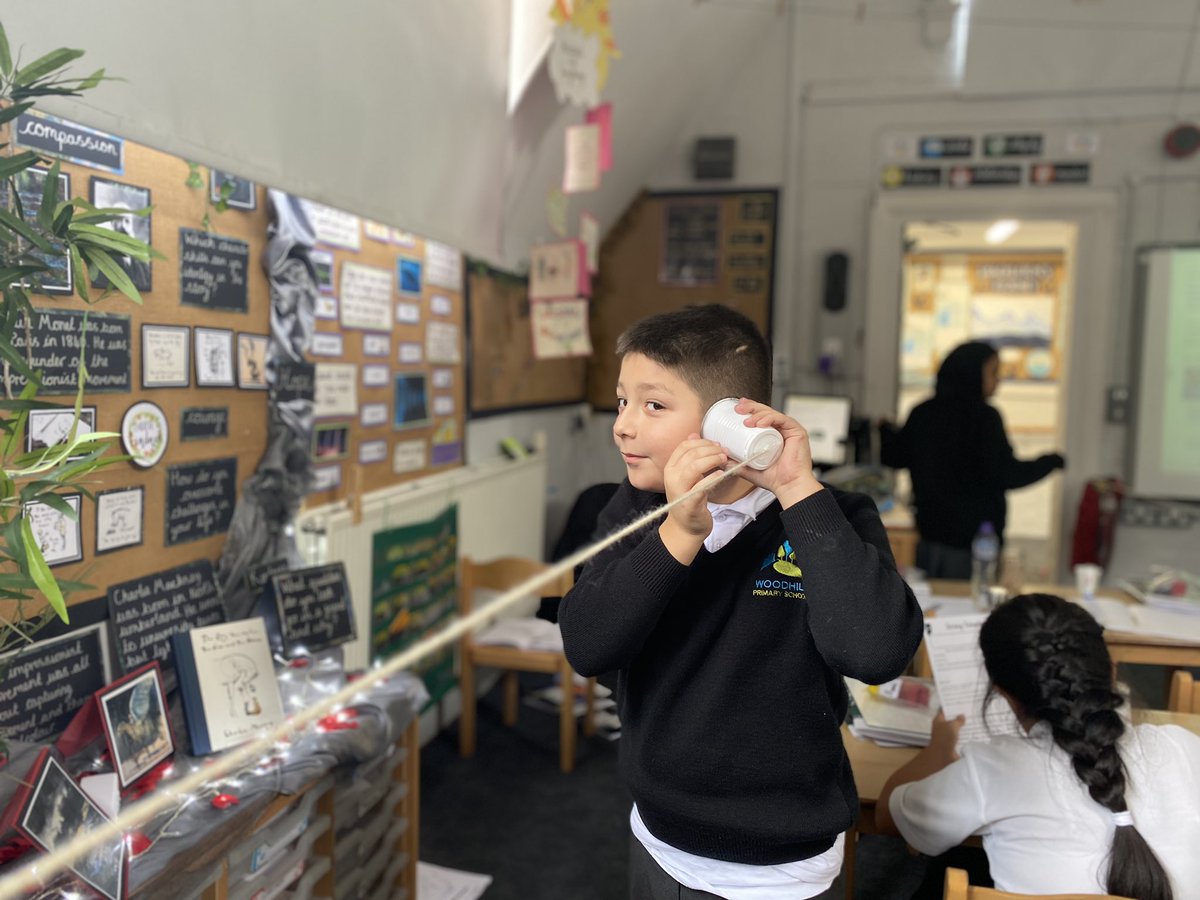 Today in Science, we were experimenting with sound and how it can travel using vibrations and particles <a href="/WoodhillSchool/">Woodhill School</a> <a href="/WoodhillSci/">Woodhill Science</a>