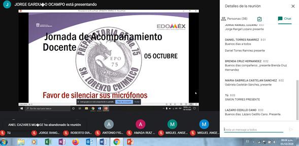 epoem75's tweet photo. En reunión docentes, orientadores y directivos en la jornada de acompañamiento docente, fortaleciendo espacios virtuales.
#Orgullo75
@alfredodelmazo
@alexfedezcam
@SEMSedomex
@israeljeronimol
@EdomexDgfa
@HectorUlisesCG1 https://t.co/8r0v4wJQ1c