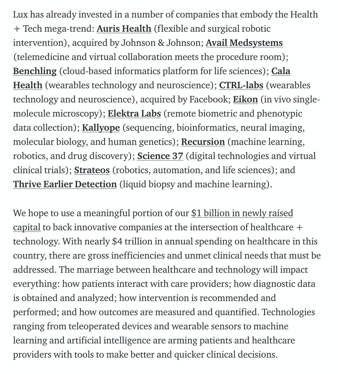 10/ We've over the past few months been quietly assembling + partnering with some INCREDIBLE savvy scientific entrepreneurs.And many plans are NOT yet announced...BUT...