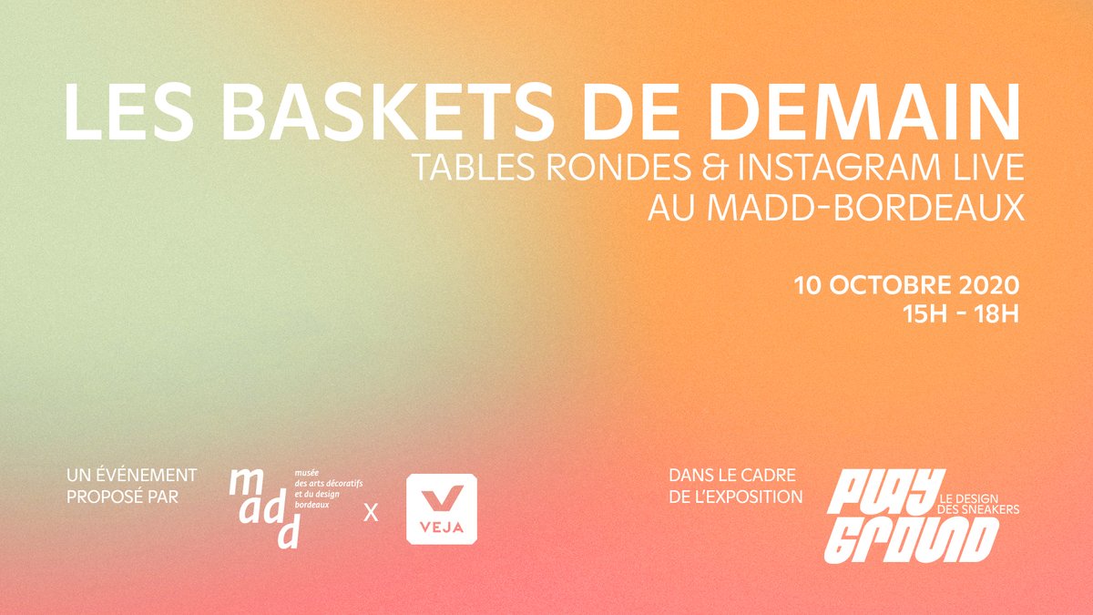 ⏩16h - 17h : « L’UPCYLING POUR UNE SECONDE VIE » avec Christophe Lepine (Rebuild), <a href="/WarmelAnais/">Anaïs Dautais Warmel</a> (<a href="/LRecuperables/">Les Récupérables</a>), <a href="/JulietteDxn/">Juliette Dixon</a> (<a href="/surfridereurope/">Surfrider Europe</a>), <a href="/Sebastien_Kopp/">Sébastien Kopp</a> (<a href="/vejaproject/">VEJA</a>), Philippe Barre (@DarwinBdx)
<a href="/NoraHamadi/">Nora Hamadi</a> animera ces deux conférences.⏬