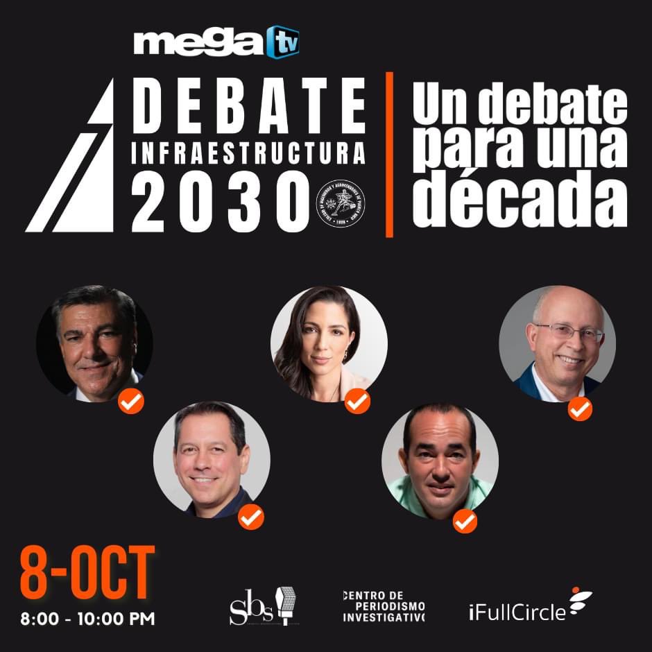 Puerto Rico se nos cae en pedazos. Nuestra infraestructura está cercana al colapso o al final de su vida útil. 

Infraestructura 2030: Un debate para una década. El 8 de octubre a las 8:00 PM. por <a href="/MegaTVLive/">MegaTV</a> . 

#CIAPR #DebateInfraestructura #Infraestructura2030 #Reconstrucción