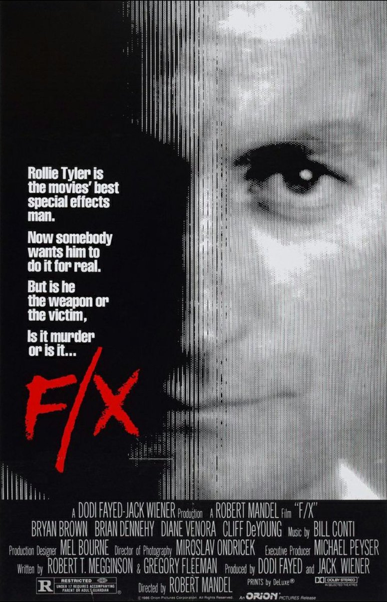 paxtondom's tweet image. #NowWatching #NowPlaying 

F/X (1996)

Directed by #RobertMandel 

*My 690th film watched in 2020*