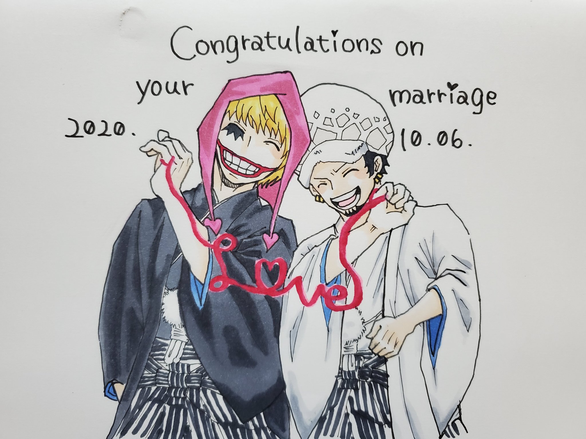 いお 11月はつまみ食いマン ローさん誕生日おめでとう ついでにコラさんと結婚したらいいよ 艸 トラファルガーロー生誕祭 トラファルガーロー コラソン コラロー ワンピース T Co Sdwdflslcy Twitter