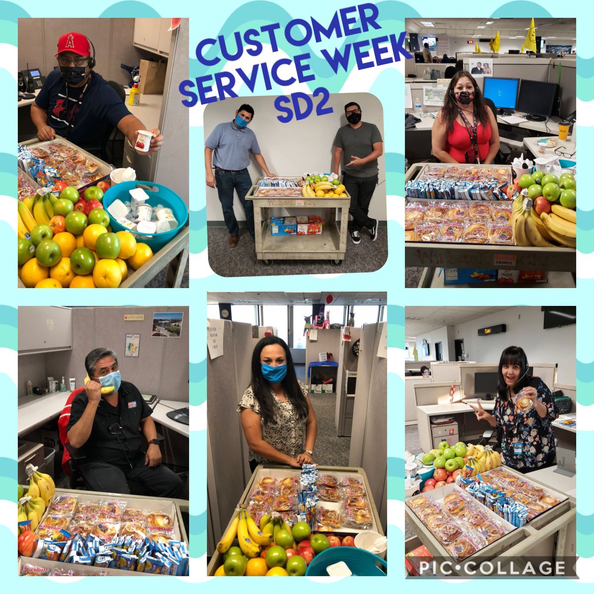 SanDiego2 (@sd2retention) on Twitter photo SD2 Serving our Reps as they Serve our Customers! “Customer Service Week” <a href="/dahnahull/">Dahna Hull</a> <a href="/jrfloresx/">Ruben Flores</a> @GarciaBeProud #CustomerServiceWeek2020 <a href="/jan/">Jan</a> SD2 Serving our Reps as they Serve our Customers! “Customer Service Week” <a href="/dahnahull/">Dahna Hull</a> <a href="/jrfloresx/">Ruben Flores</a> @GarciaBeProud #CustomerServiceWeek2020 <a href="/jan/">Jan</a>