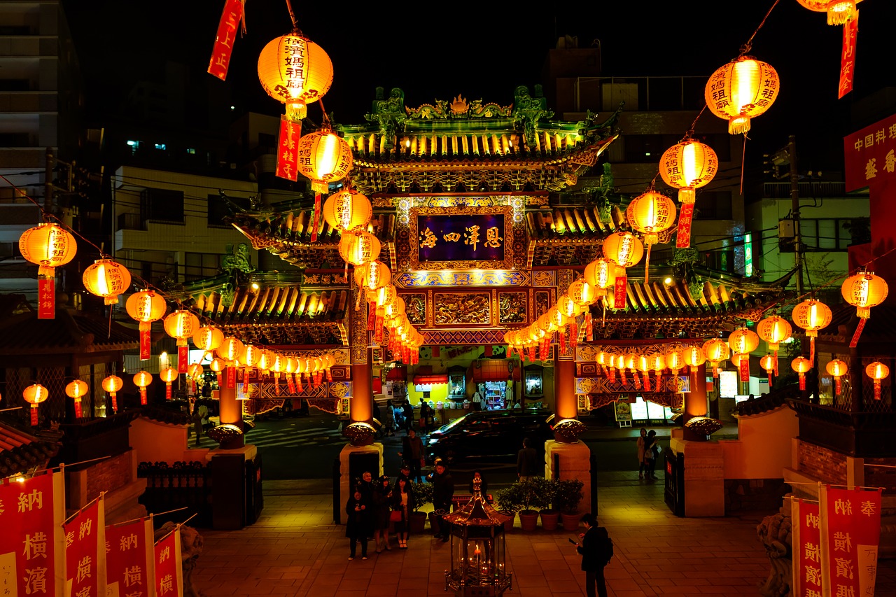 yokohama, china town, former town.