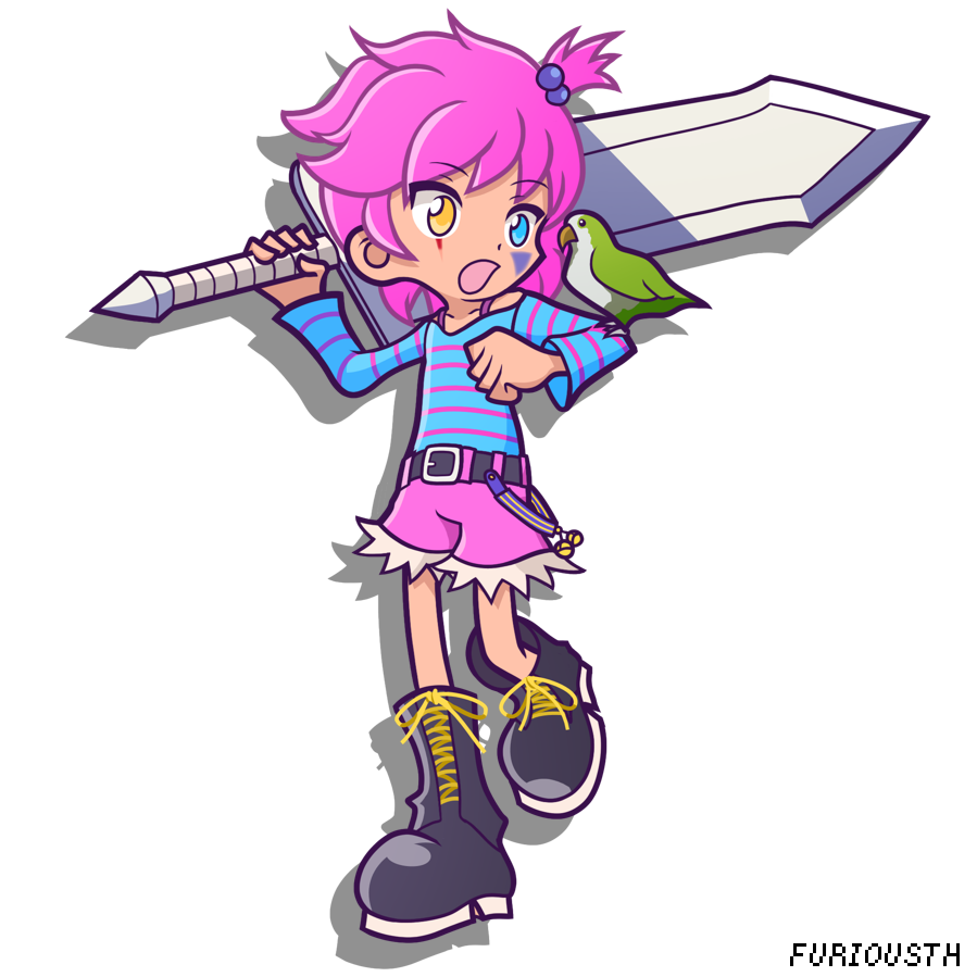 FuriousTH's tweet image. Puyo Commission for @ElBlueKnight!