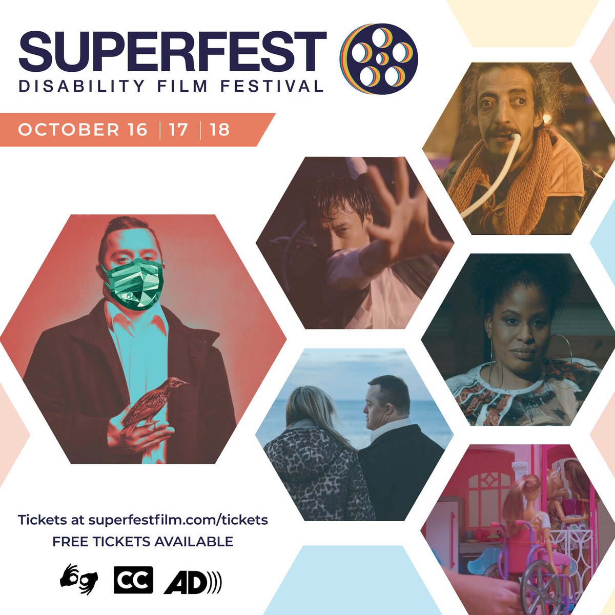 24robbieb's tweet image. Disability Film Festival - Superfest. October 16th, 17th &amp;amp; 18th: ONLINE superfestfilm.com/tickets