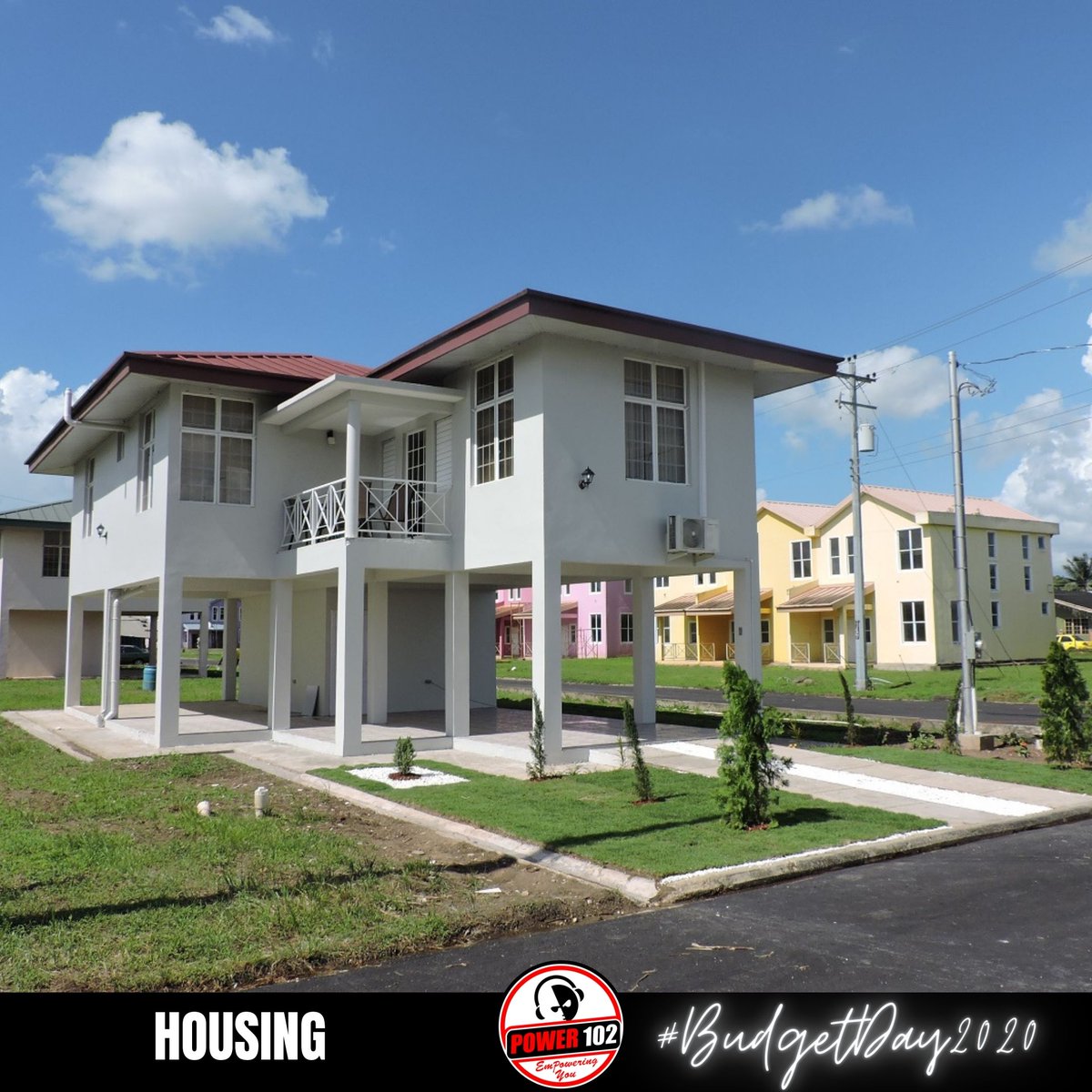 Over the next 10 years, the Finance Minister says 25,000 homes will be made available to citizens, ranging from low income starter homes to middle income homes and homes for your professionals. 

#trinidadandtobago 
#news 
#budget2020
#power102fm