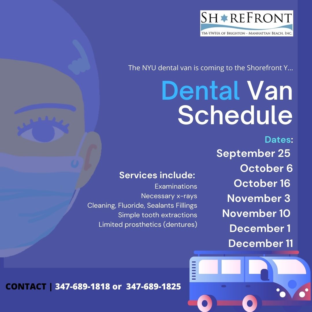 Need a cleaning? Check out our new Dental Van Schedule!