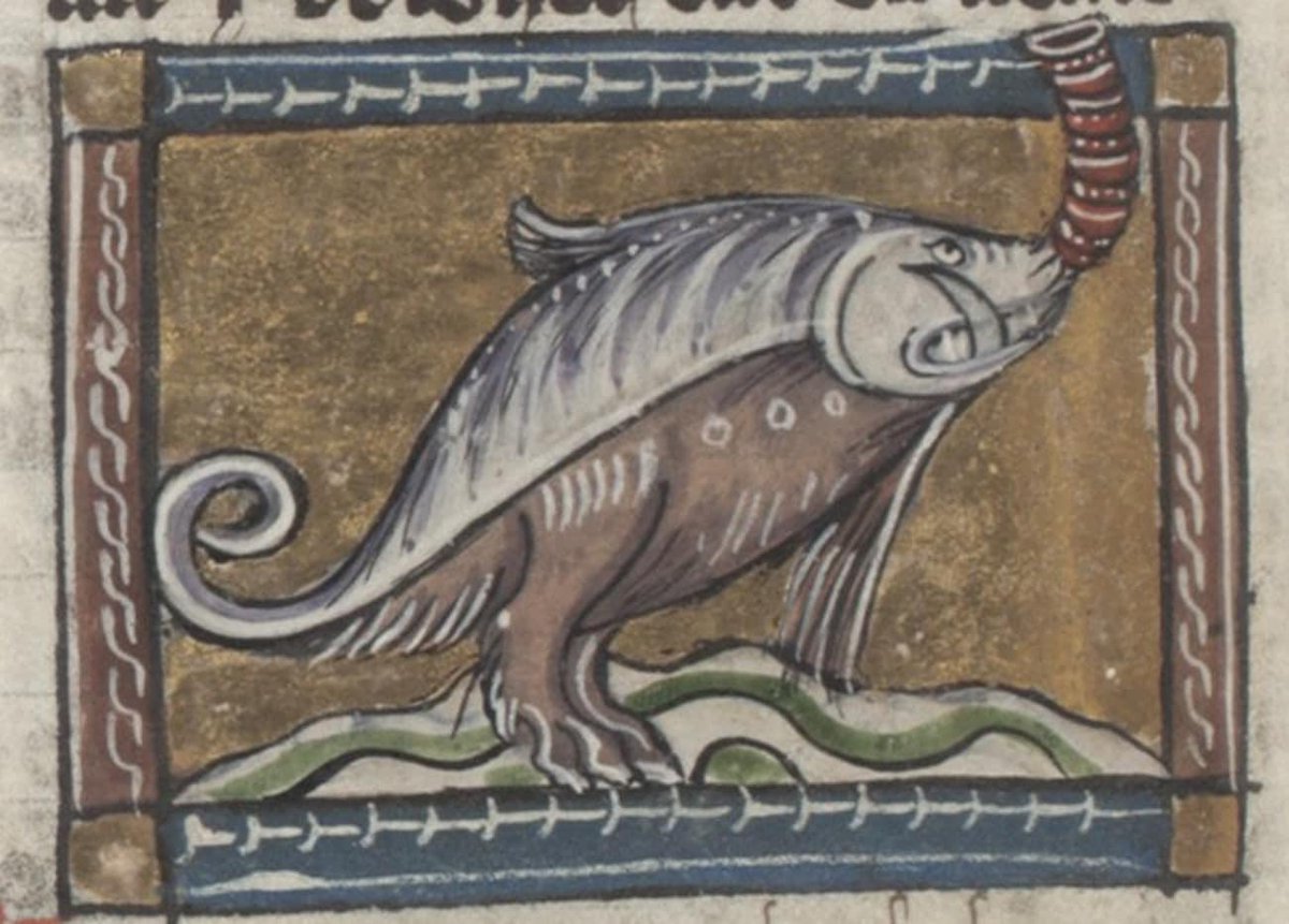 A Hippopotamus, Jacob van Maerlant, c. 1350