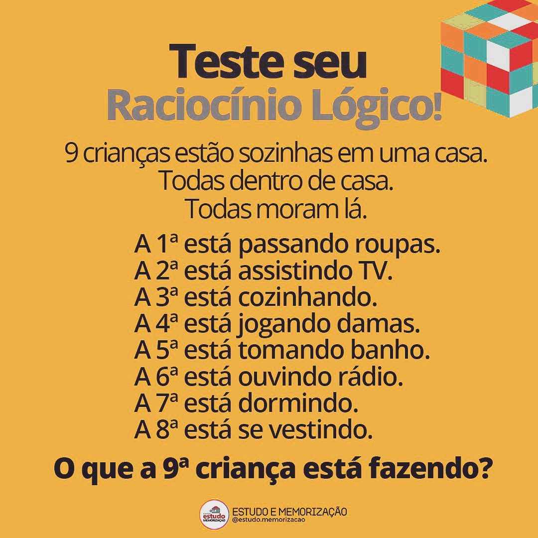 ConcursoVida's tweet photo. Raciocínio lógico. Conseguiu descobrir? 🤔⁣⁣⁣ Deixei a sua resposta nos comentários!  ⁣⁣⁣ Esse tipo de teste é ótimo para melhorar o desempenho, o #raciocínio #lógica #matematica #matemática #estudo

Saiba mais... Clique aqui!

https://t.co/uI1JWljwwx https://t.co/AWuFZ5r5G0
