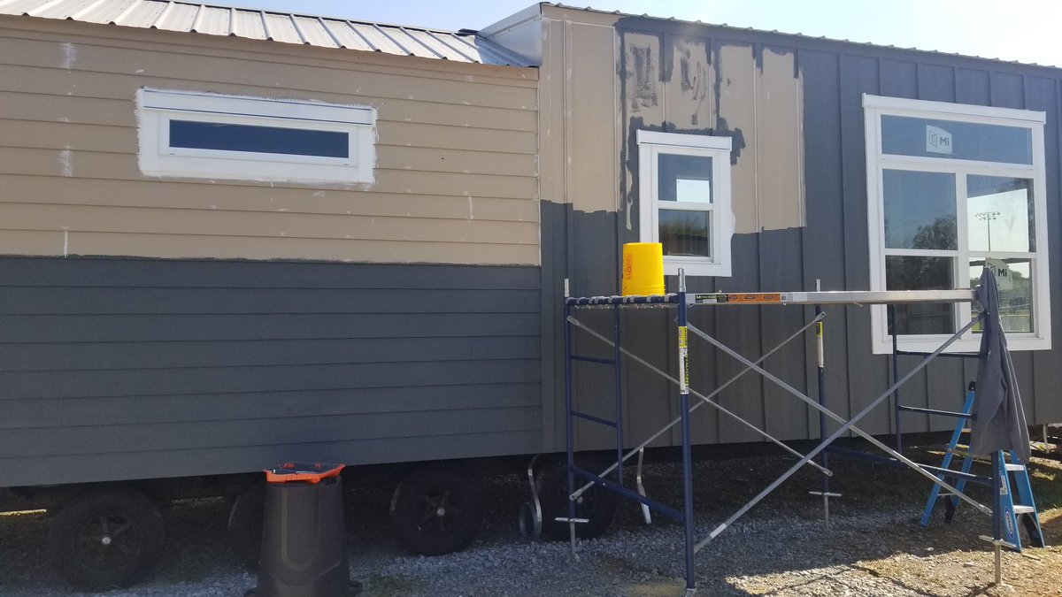 We are getting closer everyday! Exterior painting should be done this week!!!