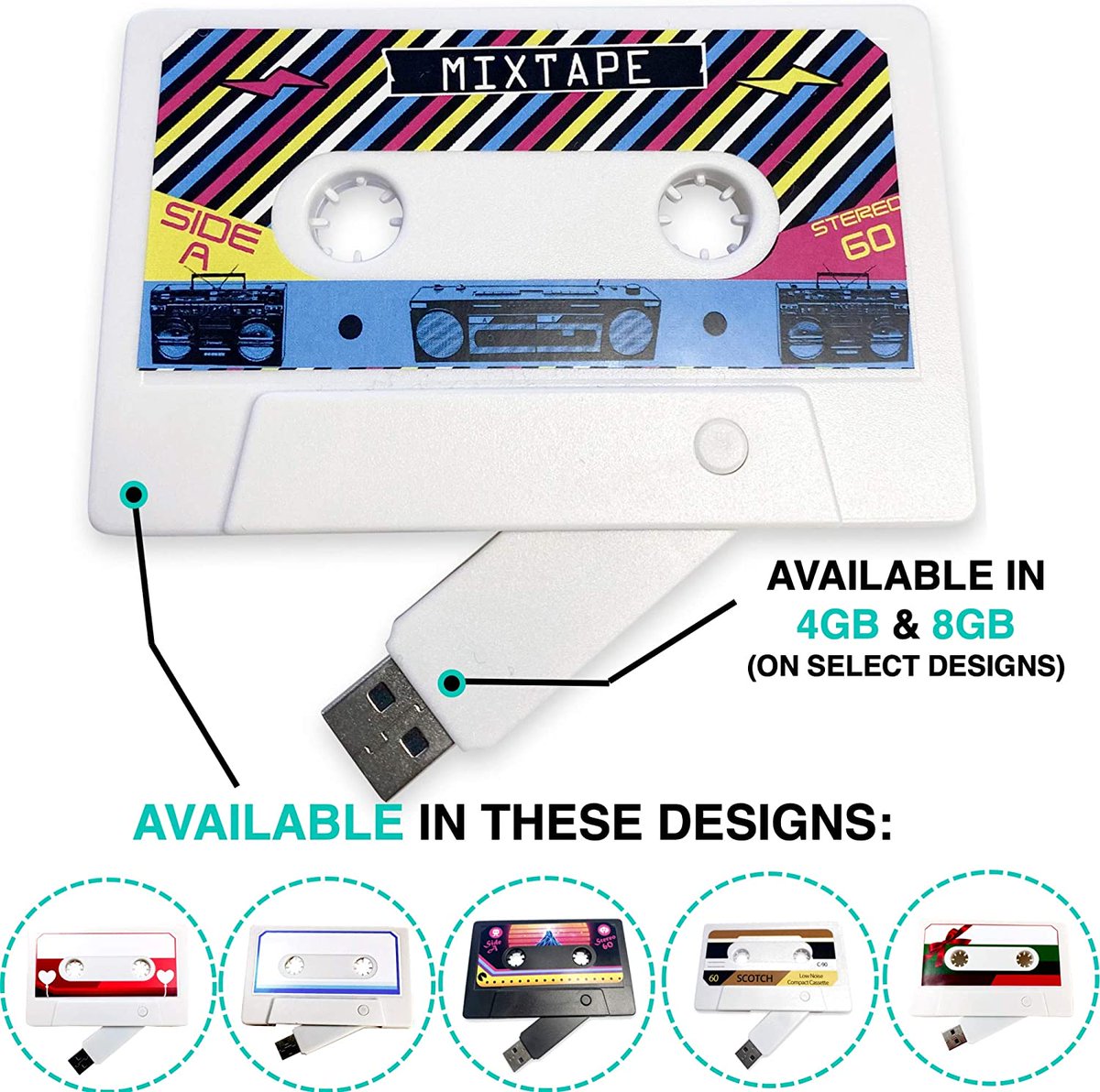 Cassette Tape USB Flash Drive

If you love that feel good plastic rectangular feeling of a cassette tape in your hand then this USB drive is for you.  It even comes with a tape case! 

see it here amzn.to/3le1S6k

#retro #80smusic #80sMixtape #80s