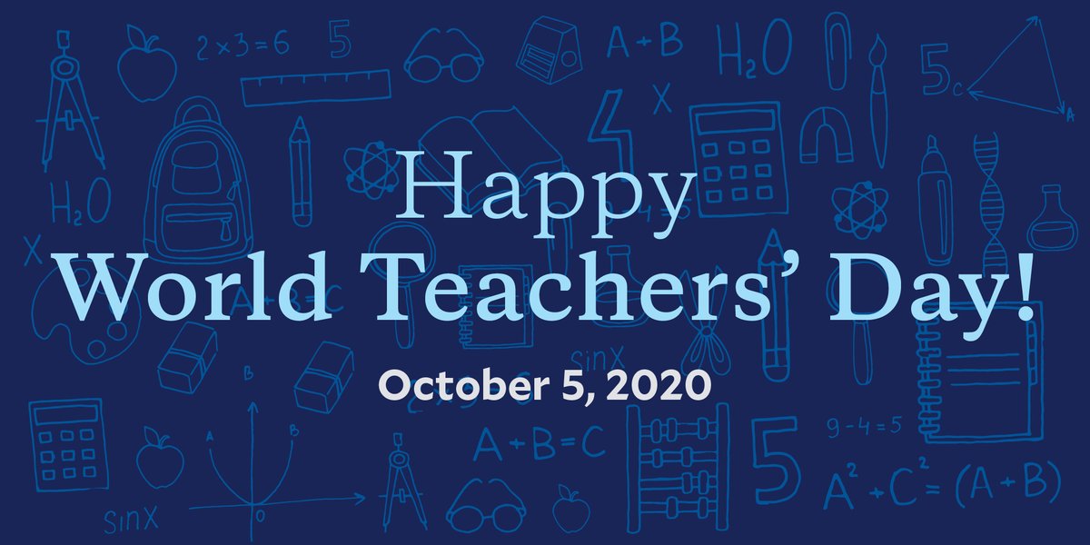 It’s World Teachers’ Day! A big THANK YOU to ALL of the outstanding and dedicated teachers, who help make everyday TEACHER DAY! #WorldTeachersDay  @HoustonISD @EnergyIHS @RiceKinderHERC  #HoustonStrong