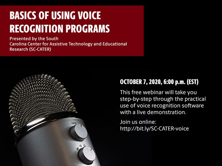 EdTech_UofSC's tweet photo. SC-CATER will offer this free webinar on October 7, 2020 at 6pm EST. Dr. Arslan-Ari, SC-CATER Director, would like to extend the invitation to all LD&amp;T faculty, students, and alumni to this exciting webinar. Join online at https://t.co/bgBatTmTJL https://t.co/2tgBXYc0wN