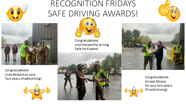 0580 safety - Congratulations too these drivers on their safe driving awards!!!  <a href="/safetyfirstNED/">Northeast District Safety</a>