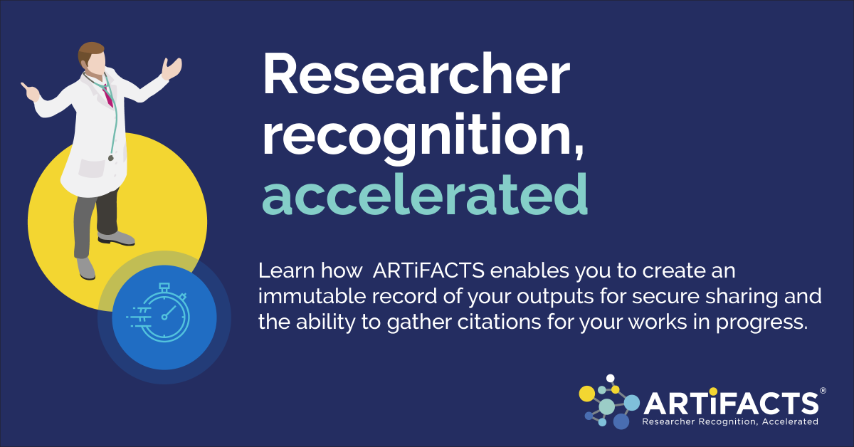 ARTiFACTS_ai's tweet image. #Researchers, get credit for your in-progress research. Download the @ARTiFACTS_ai infographic to learn how you can accelerate your reputation prior to publication. buff.ly/2Gpde8N

#BlockchainforScience #ScientficResearch #AcademicResearch #LifeSciences #bloxberg