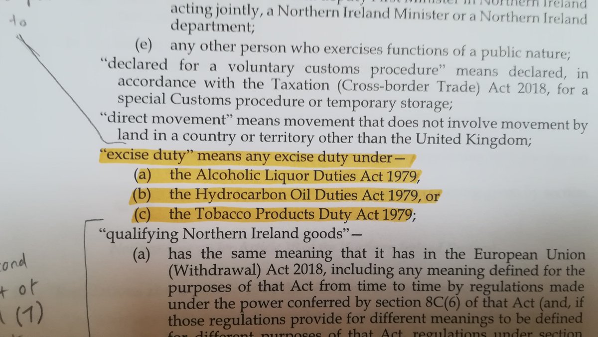 On VAT & Excise, it's making sure a [new kind of] 'check, control or administrative process' can be used for these purposes, e.g. preventing double taxation, collecting duties. #Protocol sees EU rules on VAT on goods apply in NI but revenue goes to HMRCAnyway, moving on...4/8