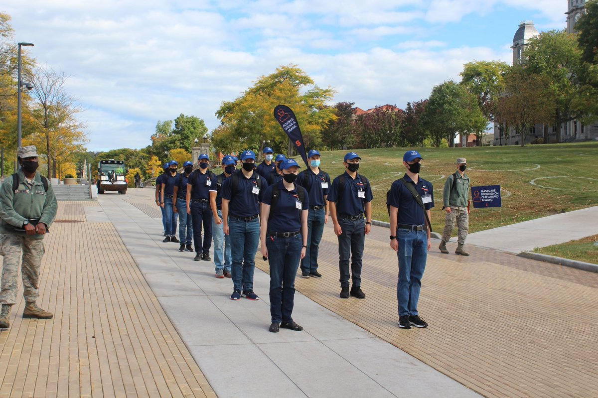 det535's tweet photo. Another exciting LLAB this week-- AS100 Cadets underwent drill training and were able to learn the commands quickly. At the end of LLAB 6, we had a promotion ceremony where C/McDaniels, C/Shulgay, C/Kozma, and C/Donofry were promoted to a new rank for their hard work! https://t.co/qqAynoRBl0