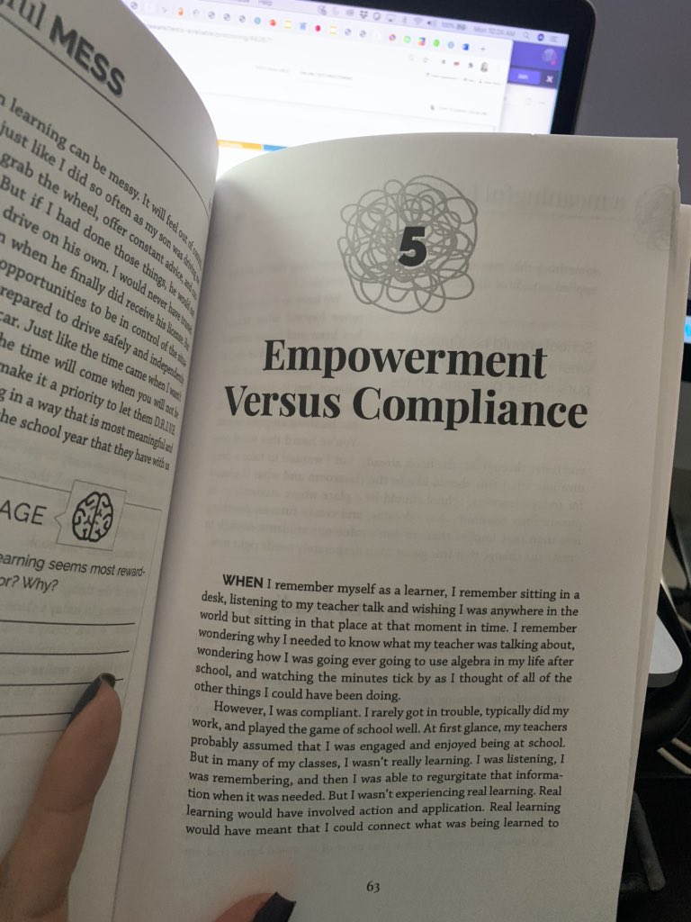SandyMRomo_PHHS's tweet photo. A Student-Driven Classroom💻📚🎓Imagine that! Empowerment and Learning by Doing #geniushour The absolute loveliness of it all❤️ #AMeaningfulMess by Andi McNair @TXGifted #LegacyBookAwards https://t.co/IuxM8Gt47m