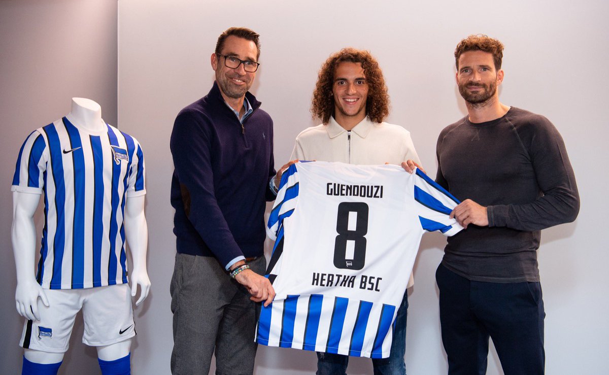 Michael Preetz (@michaelpreetz) on Twitter photo Jung und trotzdem schon mit viel Premier League Erfahrung!
Herzlich willkommen bei Hertha BSC, <a href="/MatteoGuendouzi/">Matteo Guendouzi</a>
#DieZukunftGehoertBerlin
#hahohe Jung und trotzdem schon mit viel Premier League Erfahrung!
Herzlich willkommen bei Hertha BSC, <a href="/MatteoGuendouzi/">Matteo Guendouzi</a>
#DieZukunftGehoertBerlin
#hahohe
