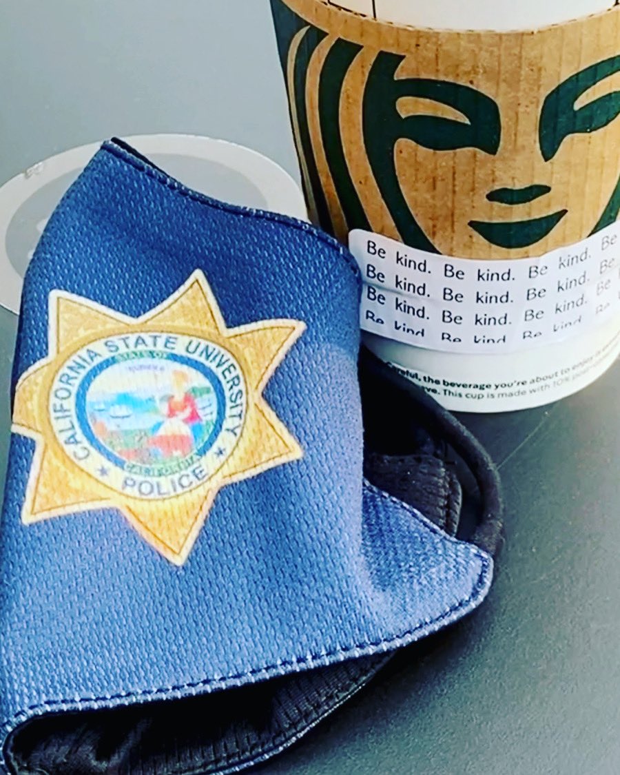 Rise and shine! Morning coffee run with Chief Flores ☕️🚨#csuebupd #csueb #coffee #starbucks #universitypolice #upd #eastbay #brewcandoit #pioneerheights