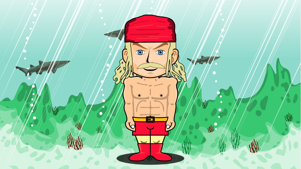 Framiq's tweet photo. Well, this is our avatar version of @HulkHogan
 
 #quote:“I'm real critical of myself and if I take the bandana off my head I'm completely bald headed and go from being 58 to looking 68 instantly.”

https://t.co/Cd8uMcRAq0

#framiq #avatar #picofday #twitter #Hulkhogan #wrestling https://t.co/kBbWktcIDe