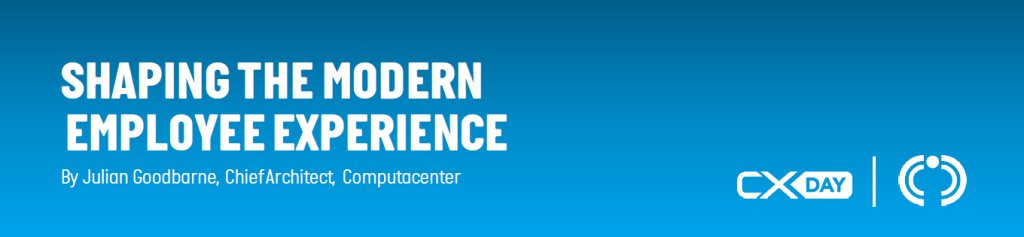 TechNavJG's tweet image. It is customer experience day tomorrow. I've written a blog as part of @ComputacenterUK celebrations for the event. #CXDay2020
computacenterblogs.com/2020/10/05/sha…