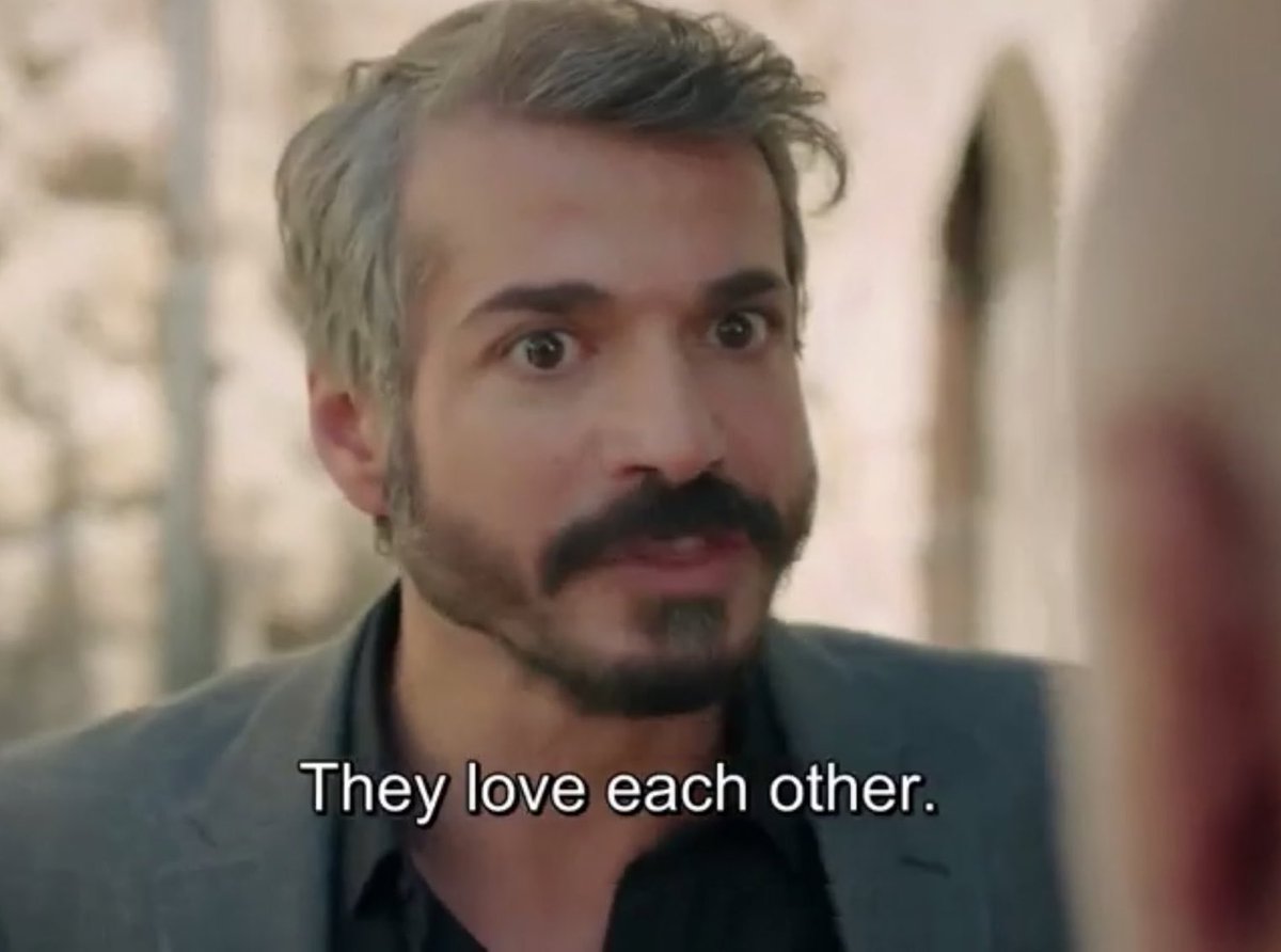 7- And finally in the last episode how he supported ReyMir in front of Sadoglus and was trying so hard to help them escape from all of this he is the only one who feels and understand their love for each other , he keeps trying to bring them together +  #Hercai
